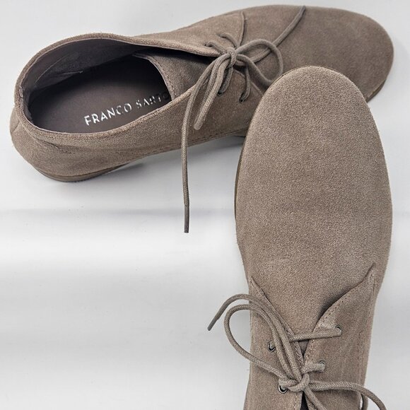 Franco Sarto Beige Suede Lace Up Bootie, Size 8.5M - Picture 4 of 7